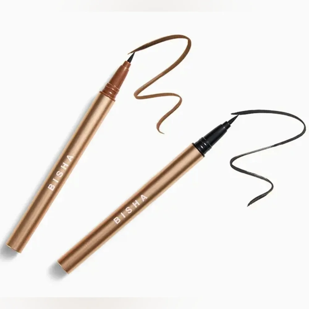 NEW BISHA Essential Eye Designer Duo Set in Downtown Black & Uptown Brown Sealed